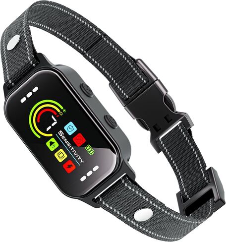 Dog Bark Collar 2 Pack,Rechargeable Smart Barking Collar, 8-120lbs Anti Bark Training Collar with 8 Adjustable Sensitivity, Barking Collar with Beep Vibration Harmless Shock(2 Pack) in Saudi Arabia