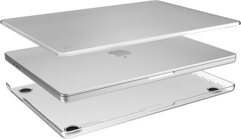 Speck SmartShell MacBook Pro 16 Clear Case - Scratch Resistant Hardshell - M1 / M2 / M3 Pro / Max A2485 / A2780 in Saudi Arabia