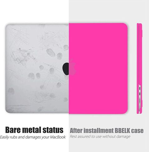 B BELK Compatible with MacBook Air 13 inch Case 2026 2025 2024 2023 2022 M4 M3 M2 A3240 A3113 A2681, Plastic Hard Shell Case+Keyboard Cover+Screen Protector for MacBook Air 13.6 inch Case, Marsala Red in Kuwait