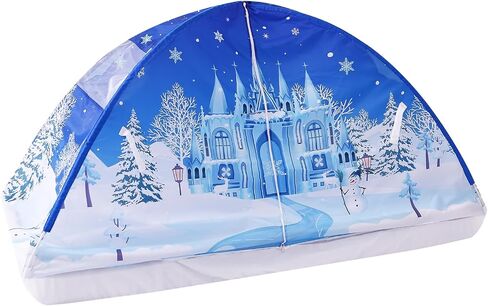 Kid Bed Tent -Twin Play Tent Baby Toddlers Dream Playhouse for Bedroom Decor Indoor Games Twin Size Bed Canopy by CRAWLBO in Kuwait