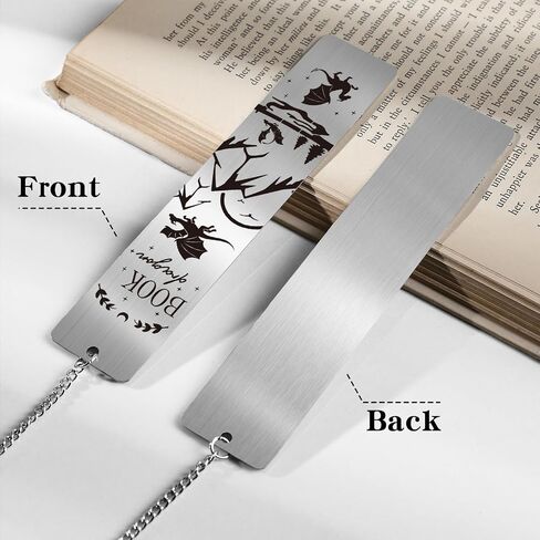Cool Fourth Wing Bookmark - Gift for Fantasy Novel Lovers Dragon Bookmarks Gifts for Book Lovers Novel Fans Bookworm Teacher Page Markers for Men Books Accessories Students Birthday Gifts in Saudi Arabia