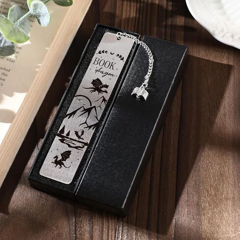 Cool Fourth Wing Bookmark - Gift for Fantasy Novel Lovers Dragon Bookmarks Gifts for Book Lovers Novel Fans Bookworm Teacher Page Markers for Men Books Accessories Students Birthday Gifts in Saudi Arabia