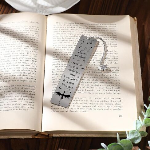 Cool Fourth Wing Bookmark - Gift for Fantasy Novel Lovers Dragon Bookmarks Gifts for Book Lovers Novel Fans Bookworm Teacher Page Markers for Men Books Accessories Students Birthday Gifts in Saudi Arabia