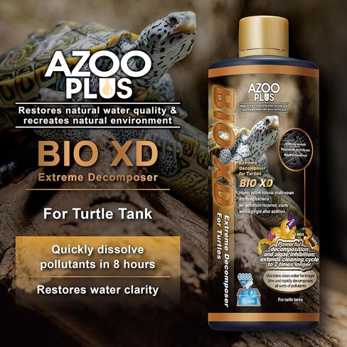 AZOOPLUS BIO XD Extreme Decomposer Nitrifying Bacteria for Turtle Tank 8.45 Ounces in Saudi Arabia