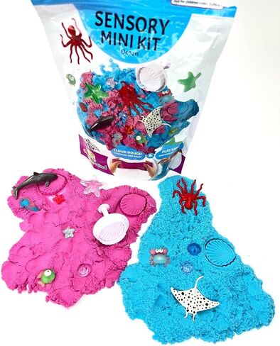 Ice Cream Sensory Kit - Sensory Toys for Toddlers 3+ Sensory Bin Filler Supplies, Pretend Play Toys, Toddler Travel Activities in Saudi Arabia