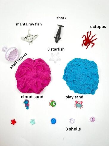 Ice Cream Sensory Kit - Sensory Toys for Toddlers 3+ Sensory Bin Filler Supplies, Pretend Play Toys, Toddler Travel Activities in Saudi Arabia