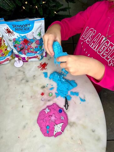Ice Cream Sensory Kit - Sensory Toys for Toddlers 3+ Sensory Bin Filler Supplies, Pretend Play Toys, Toddler Travel Activities in Saudi Arabia