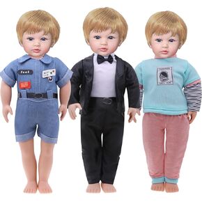 18 Inch Boy Doll Clothes Set - 8 Pcs Outfits & Accessories for Kids (Boys/Girls), for Boys and Girls, Birthday