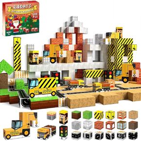 Magnetic Blocks-100PCS Magnetic Building Blocks, Magnetic Blocks STEM Toddler Kids Toys, Construction Toys for Kids Ages 3+, Christmas Birthday Gifts for Boys & Girls