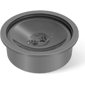 No Spill Dog Water Bowl, Slow Drinking Non Spilling Water Dish, Fits into Elevated Pet Feeder, 30oz Messy Drip Proof Slobber Stopper Water Dispenser for Dogs