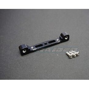 Aluminum Front Upper Arms Rear Bulk Mount for ARRMA 1/8 6S Kraton Outcast Typhon Senton Talion Notorious Replace AR330379 - Black
