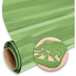 SISER Easy Puff HTV 12''x12'' - 3D Puffy Heat Transfer Vinyl (Apple Green)