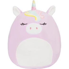Squishmallow Large 16" Silvia The Purple Unicorn - Official Kellytoy Plush - Soft and Squishy Unicorn Stuffed Animal Toy - Great Gift for Kids