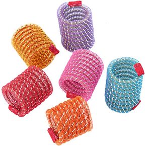 IUHKBH Cat Spring Toys Colorful Coil Spring Action Cat Toy Stretchable Pet Play Toy for Cat Kitten (6Pcs, Random Color)