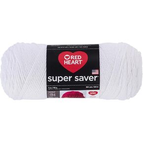 Red Heart Super Saver Yarn 311 White