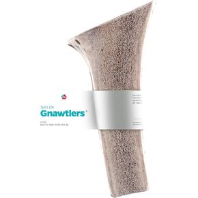 Pet Parents Gnawtlers® - Premium Split Antlers for Dogs, Naturally Shed Split Elk Antlers, All Natural Split Elk Antler Dog Chew, Specially Selected from The Heartland Regions (Large (Pack of 1))