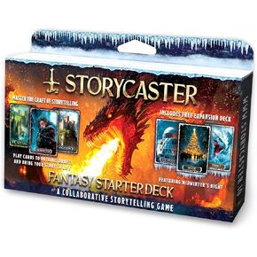 STORYCASTER Fantasy Starter Deck: 1-4 Player Creative Card Game, Ages 13 and Up, 90 Minutes Playtime, Holiday Expansion Included