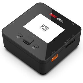شاحن بطارية ISDT P20 Lipo DC 500WX2 20A مفرغ 15WX2، شاحن بطارية سيارة RC لعمر 1-6S/LiIon/LiHv/Pb/NiMH/Cd شاحن RC مع شحن متوازي متزامن 800 وات كحد أقصى