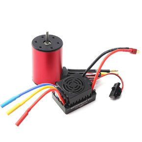 S3650 Brushless Motor and ESC, 3900KV Brushless Motor with 60A Brushless ESC 1/8 1/10 Brushless Motor and ESC for RC Toys Gift for Modification Enthusiasts