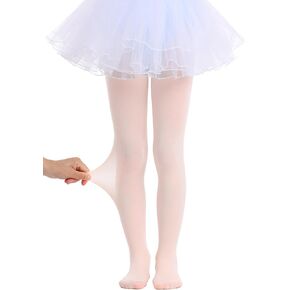 Girls Tights for Ballet Dance School Students Super Soft Stockings Leggings (Toddler/Kids)