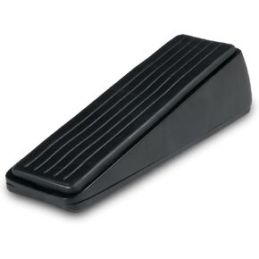 Strongest Heavy Door Stopper Wedge | Heavy Duty Door Stop Wedge Made of Premium Zinc and Rubber | for Any Door or Any Floor | Choose Stainless Steel or Matte Black | 1 or 2 Pack (Silver, 1 Pack)