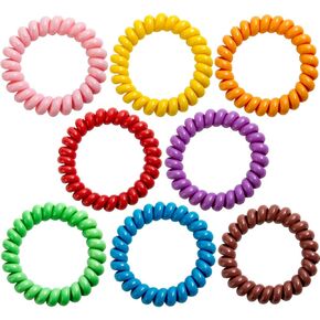 Sensory Bracelets for Autism, ADHD, SPD – Stretchy Coil Bracelets for Special Needs (8 Pack)