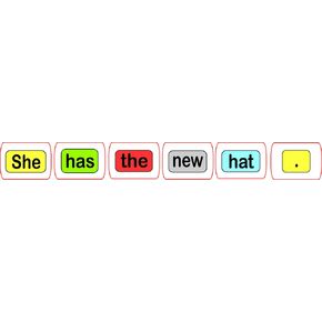 Ashley Productions Sentence Building Foam Magnets