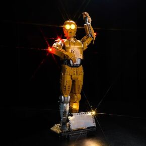 LED Light Kit Compatible with Lego 75398 C-3PO (No Models Only Light) Creative Lighting Set Accessories Compatible with Lego C-3PO Set (Light Control Version) in Saudi Arabia
