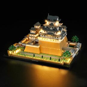 مجموعة إضاءة LED لمجموعة معالم Lego المعمارية: قلعة Himeji 21060، إضاءة LED متوافقة مع نماذج مكعبات بناء Lego 21060 (لا تشمل مجموعة Lego)