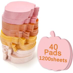 1200Pcs Christmas Sticky Notes Green Brown Xmas Tree Shaped Self Adhesive Notepads Removable Memo Pads for Home Office Classroom Supplies