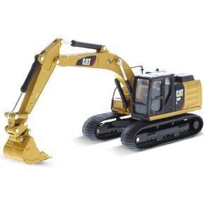 Diecast Masters 1:64 320D L Hydraulic Excavator, Play & Collect Series Cat Trucks & Construction Equipment | 1:64 Scale Model Diecast Collectible | Diecast Masters Model 85636