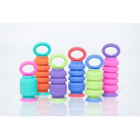 Fidget PLUNGY 6-Pack - On-The-Go Fidget Fun