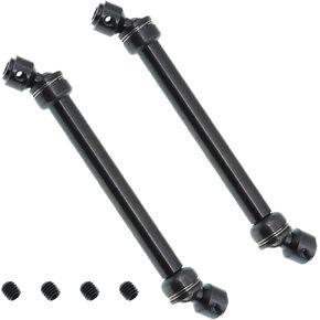 2Pcs Treehobby Metal Drive Shaft CVD Drive Shaft Compatible with Axial SCX10 90046 AXI03007 TRX-4 Redcat Gen8 D90 TF2 1/10 RC Crawler Car (Size: 2pcs 112-152mm)
