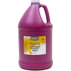 Handy Art - 214-725 Little Masters Washable Tempera Paint, Gallon, Magenta, 128 Fl Oz (Pack of 1)