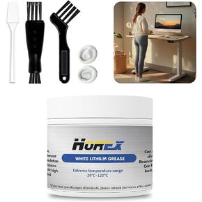 Standing Desk Lithium Grease Electric Adjustable Stand Up Height Table Lubricant Lead Screw Gear Lubricating Multi Purpose Anti Rust Squeaky For Home Office Computer Workstation Accessories 50g