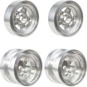 Aluminum Beadlock Wheel Rim Hubs for Tamiya Grasshopper Hornet Frog Fighting Buggy RC Car Upgrade Parts