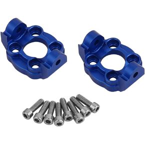 Front C Hubs Spindle Carrier Set (L/R) for Losi 1/18 Mini LMT 4X4 Brushed Monster Truck RTR-LOS01026 Upgrades Part (Black)