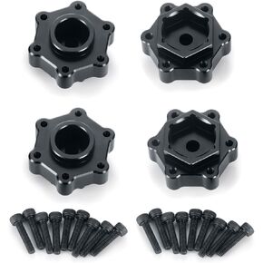 4PCS Aluminum Wheel Hex Adapter Combiner +5mm for 1/8 Losi LMT 4S King Sling 4WD Digger Monster RC Truck Buggy