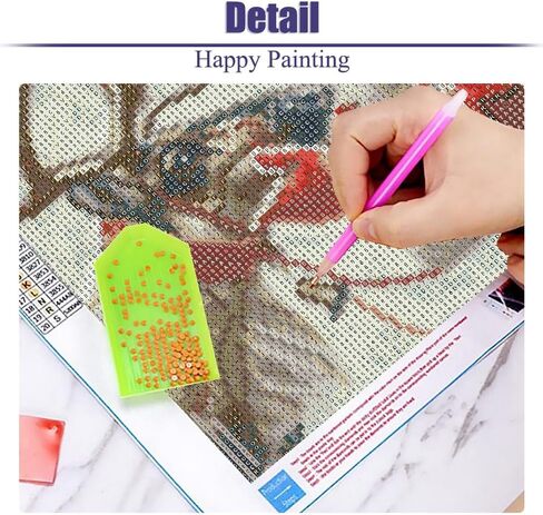 BOHADIY عيد الميلاد ليلة الماس مجموعات الفن للبالغين-DIY 5D سانتا كلوز الغزلان الماس طقم الطلاء للبالغين المبتدئين، الحفر الكامل الماس جوهرة الفن مجموعات الرسم عيد الميلاد الحرف لديكور جدار الفن 12x12in in Saudi Arabia