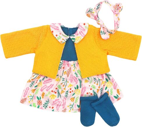 AISITE 18-20 inch Doll Clothes - Rainbow Tutu Dress and Coat Outfits for Reborn Baby Girl (Dolls NOT Included) in Saudi Arabia