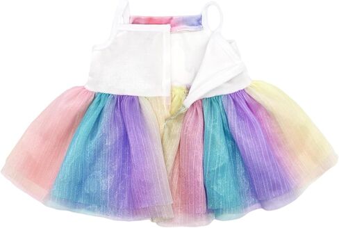 AISITE 18-20 inch Doll Clothes - Rainbow Tutu Dress and Coat Outfits for Reborn Baby Girl (Dolls NOT Included) in Saudi Arabia