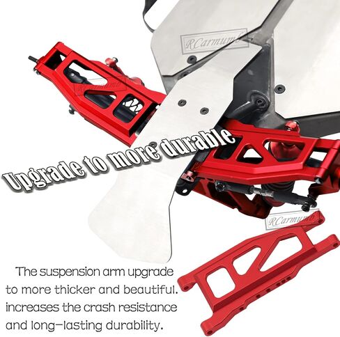 RC Upgrades Part for 1/10 Slash 4x4 (VXL)/Stampede 4x4 (VXL),Alloy Front Rear Suspension Arm,Caster Block,Steering Blocks,Rear Stub Axle Carriers,Shock Tower Set Hops up,Navy Blue in Kuwait