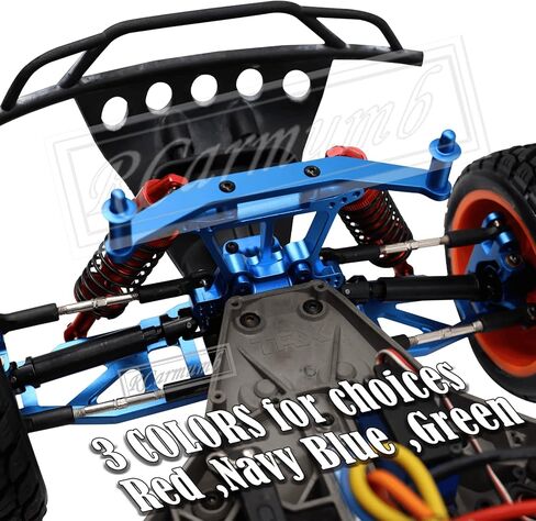 RC Upgrades Part for 1/10 Slash 4x4 (VXL)/Stampede 4x4 (VXL),Alloy Front Rear Suspension Arm,Caster Block,Steering Blocks,Rear Stub Axle Carriers,Shock Tower Set Hops up,Navy Blue in Kuwait
