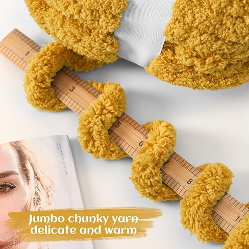 (10 Skein) Smoky Green Fluffy Chenille Chunky Yarn for Crocheting, Super Jumbo Bulky Yarn for Hand Knitting Blanket, Big Soft Thick Crochet Yarn (24 yds /7.05 oz Each) in Kuwait