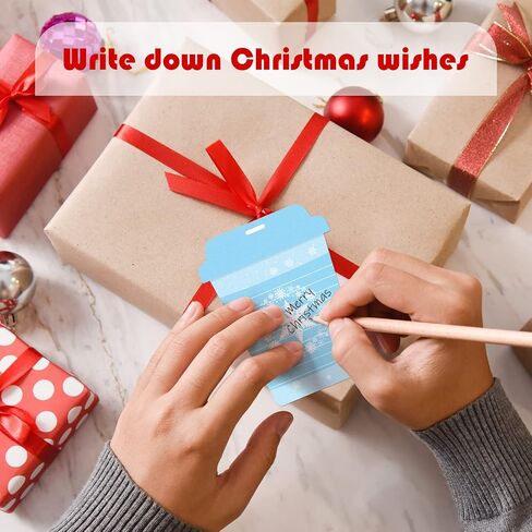 400 Sheets Christmas Notepad Set Xmas Santa Claus Elk Notepads Winter Holiday Theme Memo Pad Christmas Sticky Notes Adhesive Christmas Notepad for Work Study Shopping to List(Coffee Cup Style) in Saudi Arabia