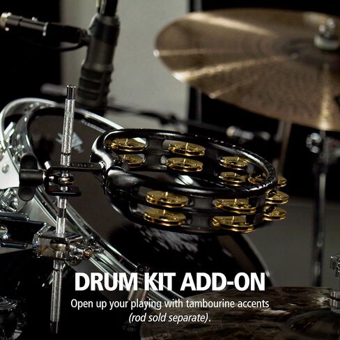 آلة Meinl Percussion الموسيقية الدف الموسيقية القابلة للتركيب للتسجيل أو البث المباشر - غير مصنوعة في الصين - نغمات صف مزدوج، ضمان لمدة عامين (TMT2-R) in Saudi Arabia