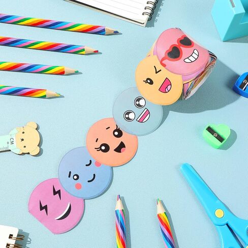 32.8 ft Boho Happy Face Bulletin Board Border Colorful Smile Face Die Cut Trim Border Roll Pastel Classroom Decor for School Chalkboard Classroom Wall Window Door Decorations(Multicolor) in Saudi Arabia