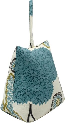 Cute Decorative Weighted Door Stopper, Trapezium Fabric Door Stop with Handle Heavy Duty Door Floor Stop for Home Office Bedroom Living Room in Kuwait