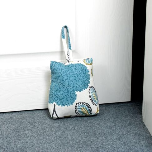 Cute Decorative Weighted Door Stopper, Trapezium Fabric Door Stop with Handle Heavy Duty Door Floor Stop for Home Office Bedroom Living Room in Kuwait