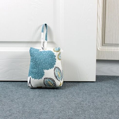 Cute Decorative Weighted Door Stopper, Trapezium Fabric Door Stop with Handle Heavy Duty Door Floor Stop for Home Office Bedroom Living Room in Kuwait